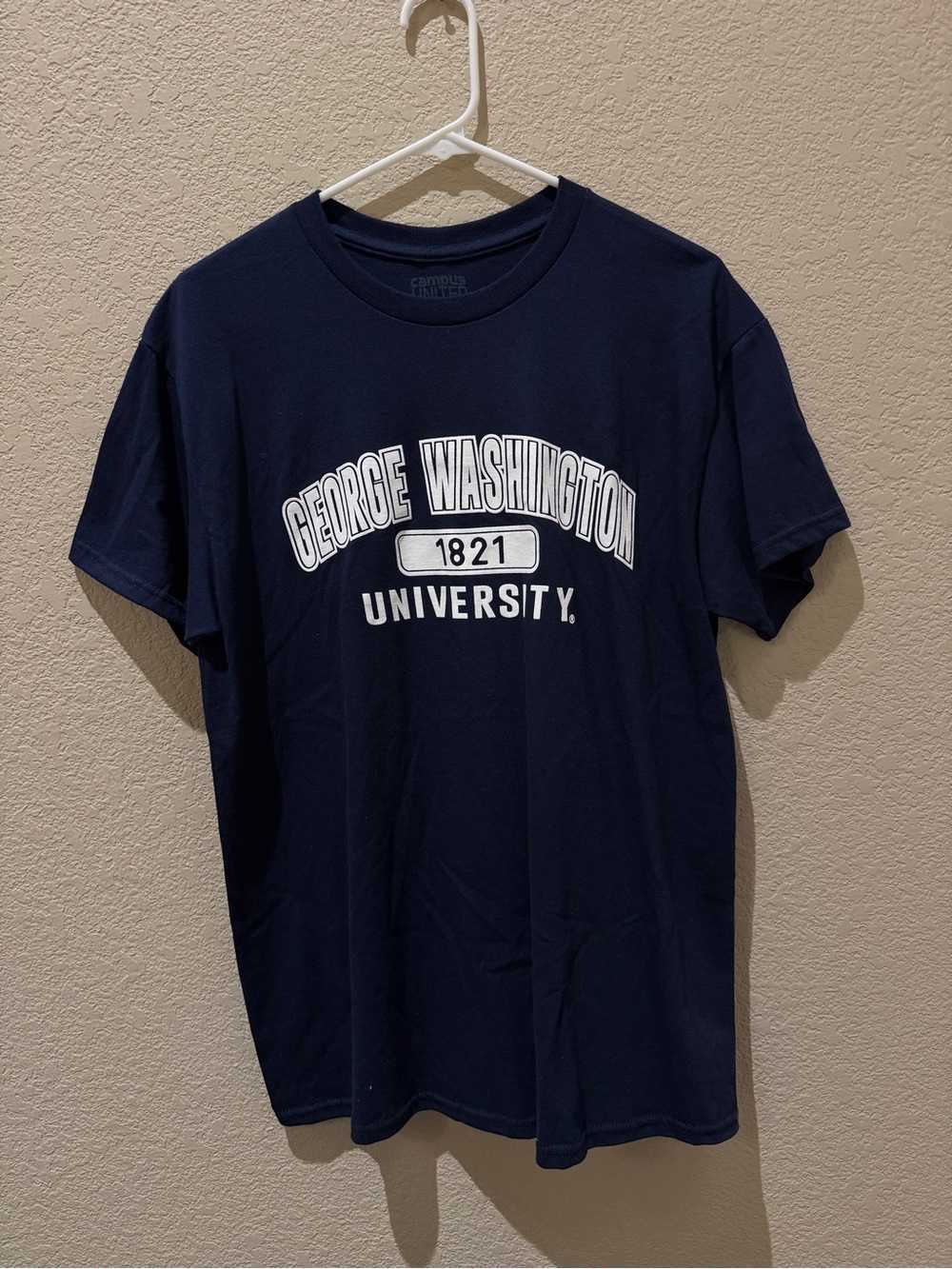 George Washington University Navy Short-Sleeve Graphic Tee